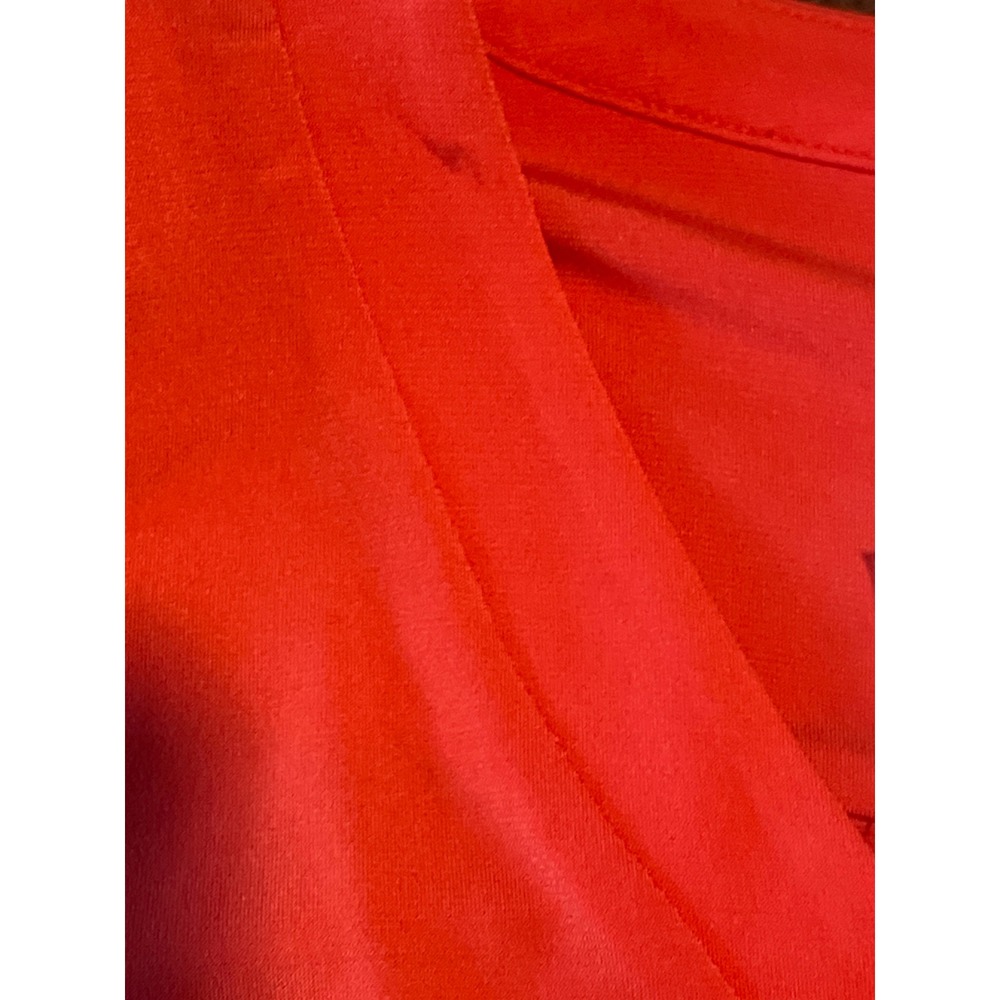 Michael Kors Grenadine Red Chain Lace Up Shift Dress MS58E92S32 Size M NEW - Picture 5 of 9